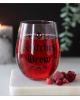 Witches Brew Wine Glass 