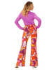 Groovy 70`s Ladies' Beat Pants Orchids 