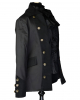 Damen Piratenjacke schwarz 