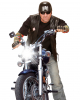 Punkrock & Biker Handschuhe mit Nieten 