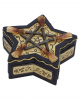 Jewelry Box With Pentagram & Witch Broom 16cm 