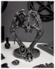 Schwarze Gothic Baphomet Halskette 