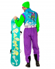 Snowboarder Kostüm 2-teilig 