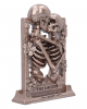 "The Lovers" Gothic Skeleton Statue 20.5cm 