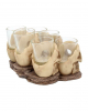 Skull Shot Glass Set 6 Pcs. 