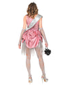 Zombie Ballkönigin Kostüm – Kleid, Handschuhe, Krone Für Halloween & Parties