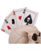 Four Of A Kind Poker Skull 19cm 