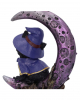 Witch Kitten With Purple Crescent Moon 18,5cm 