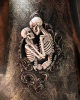 "And Even Then" Skeleton Lovers Wall Plaque 39cm 