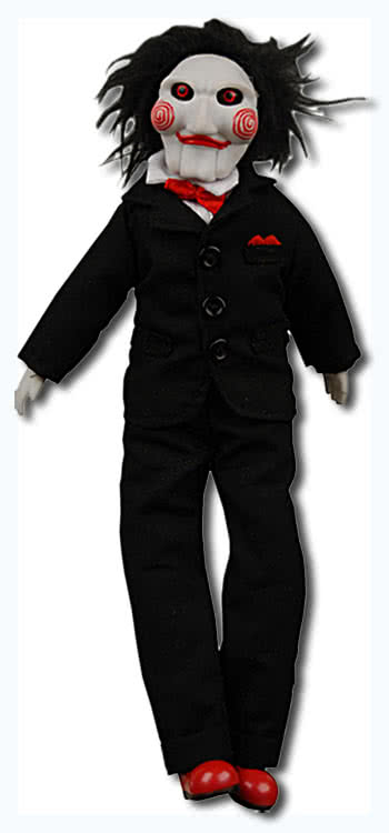 SAW Jigsaw Billy plush doll 23cm | Saw mask | horror-shop.com