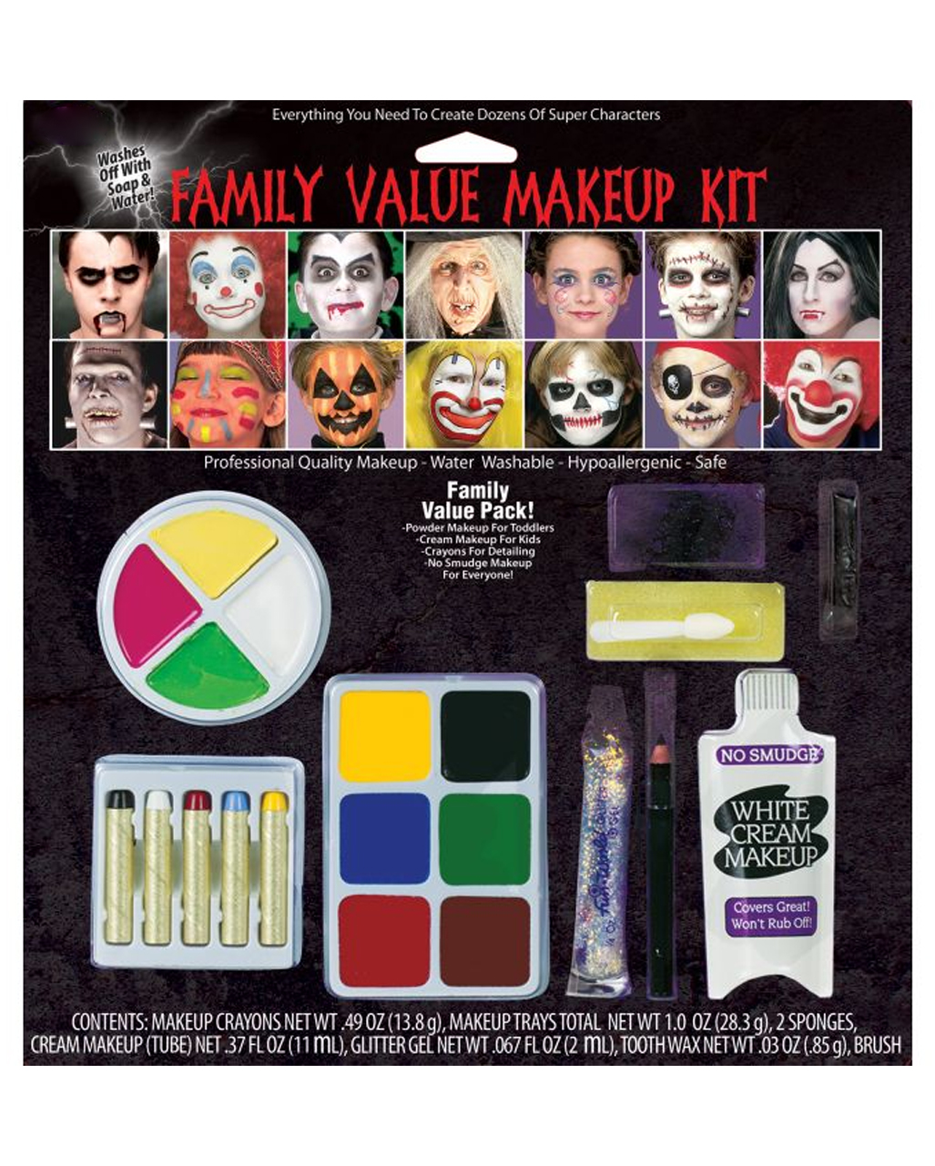 21piece Carnival & Halloween Makeup Set Carnival makeup set for the