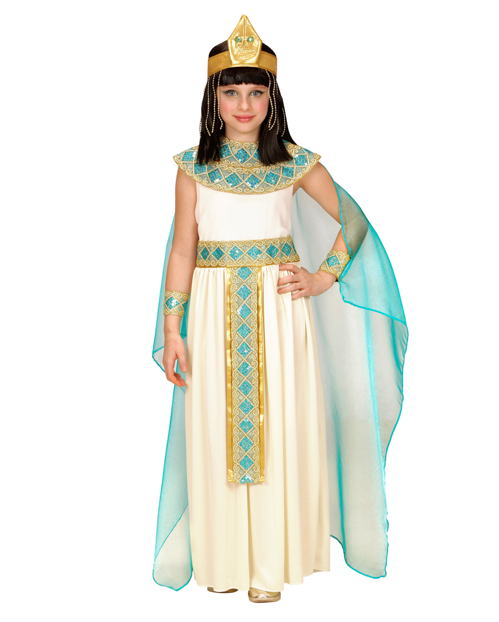 4 piece Cleopatra Child Costume Deluxe order Horror Shop com
