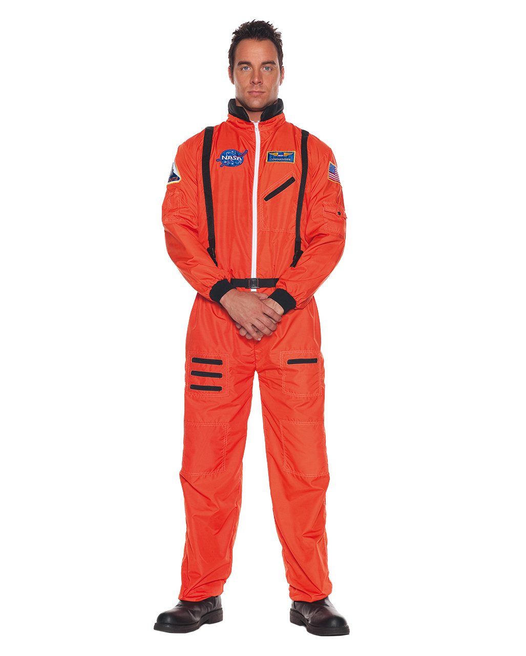 Astronauten Kostüm orange S 48 Overall Astronautenkostüm Weltraum Anzug Weltall 
