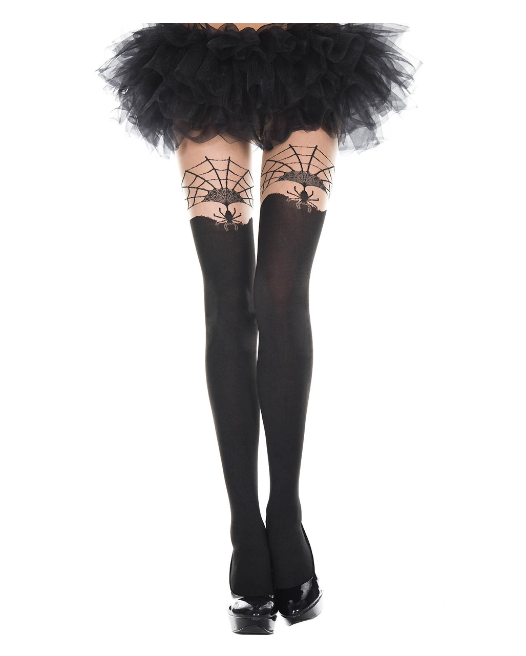 Bitsy Spider And Web Tights | Halloween Stockings | Horror-Shop.com