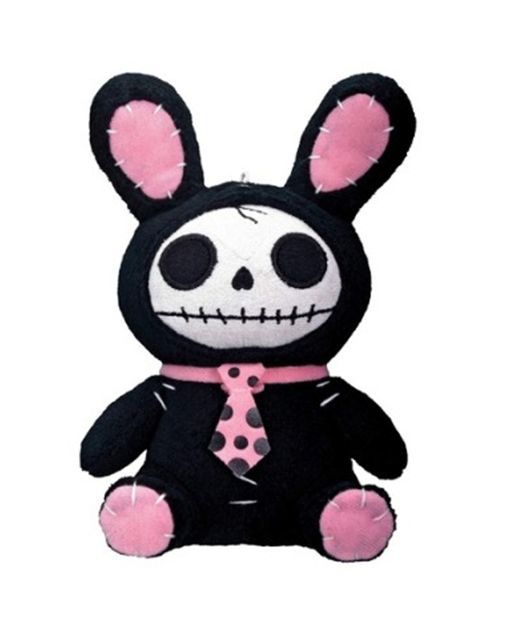 black bunny plush