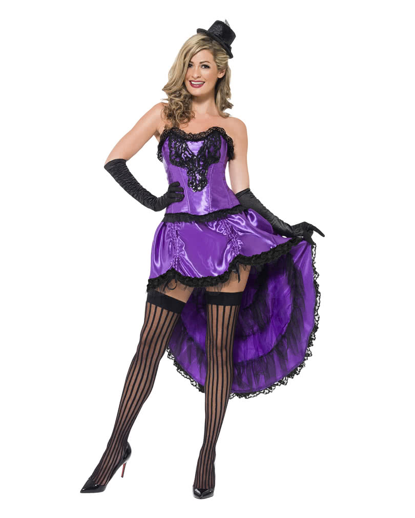 Burlesque Can-Can costume Violet | Showgirl Costume | Showgirl Costume ...