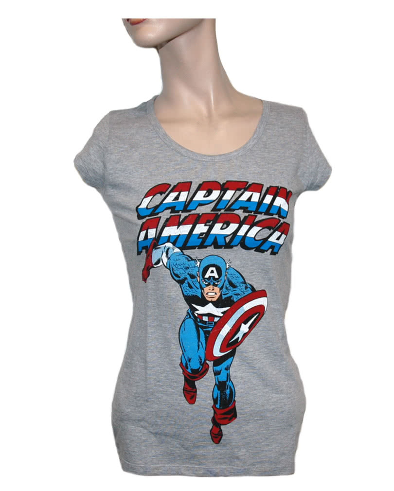 Captain America Women`s T-Shirt | Official Marvel shirt for women ...
