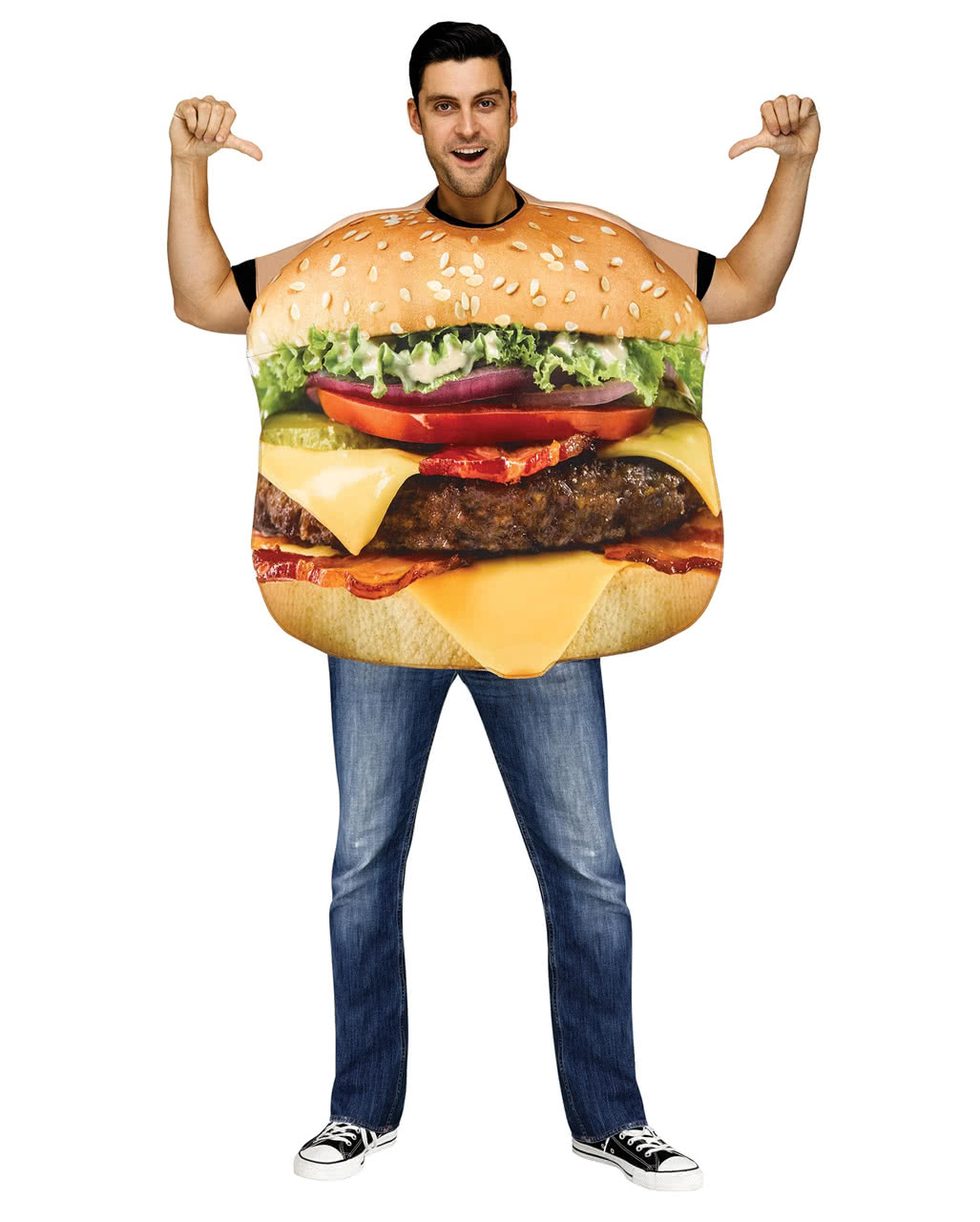 Cheeseburger Costume Deluxe For carnival | horror-shop.com