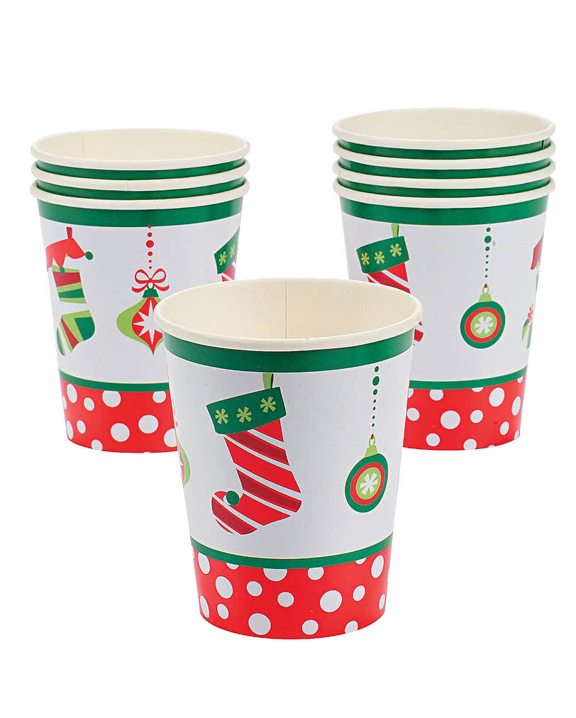 christmas paper cups with lids