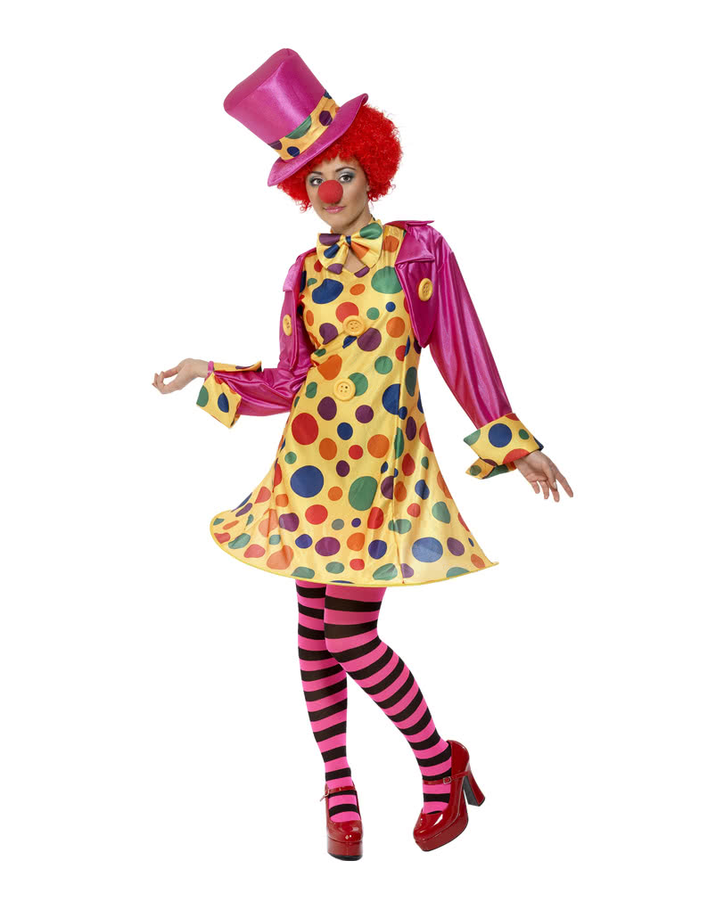 Clown Lady Costume L Clown Circus Lady Costume Horror 5999