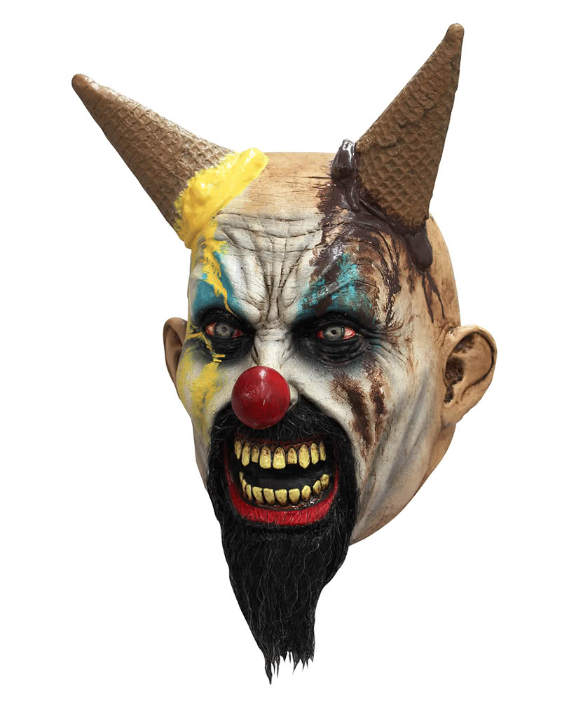 Clown Maske Eiscreme | Halloween Masken | Horror-Shop.com