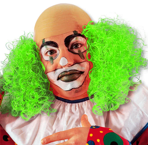 Clown Wig with Green Hair Clown Wigs Bald Wigs