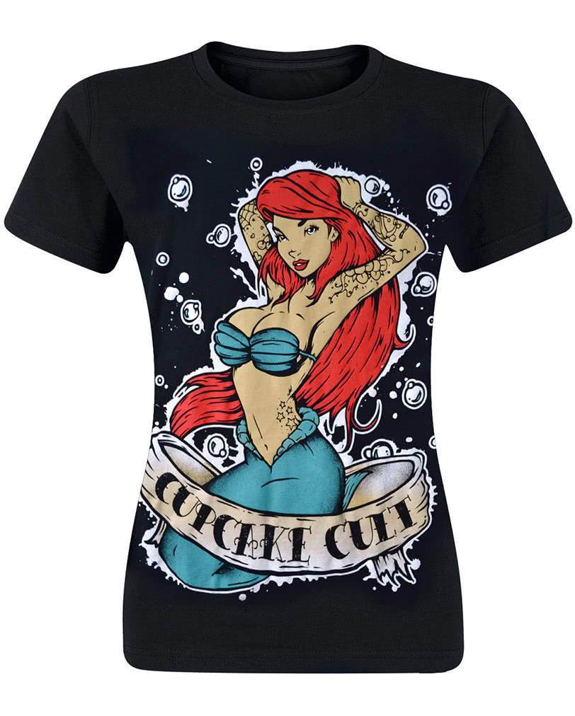 Cupcake Cult Mermaid Shirt | Punk T-Shirt | Emo Fashion | horror-shop.com