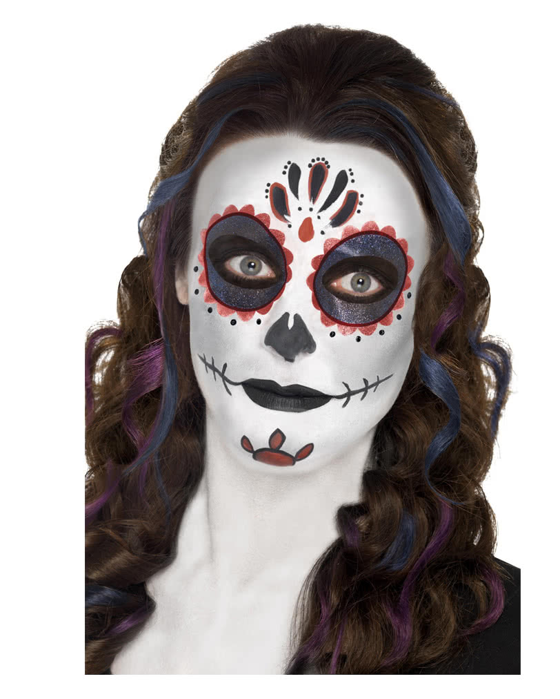 Day Of The Dead Makeup Set Complete Make Up Set With Accessories