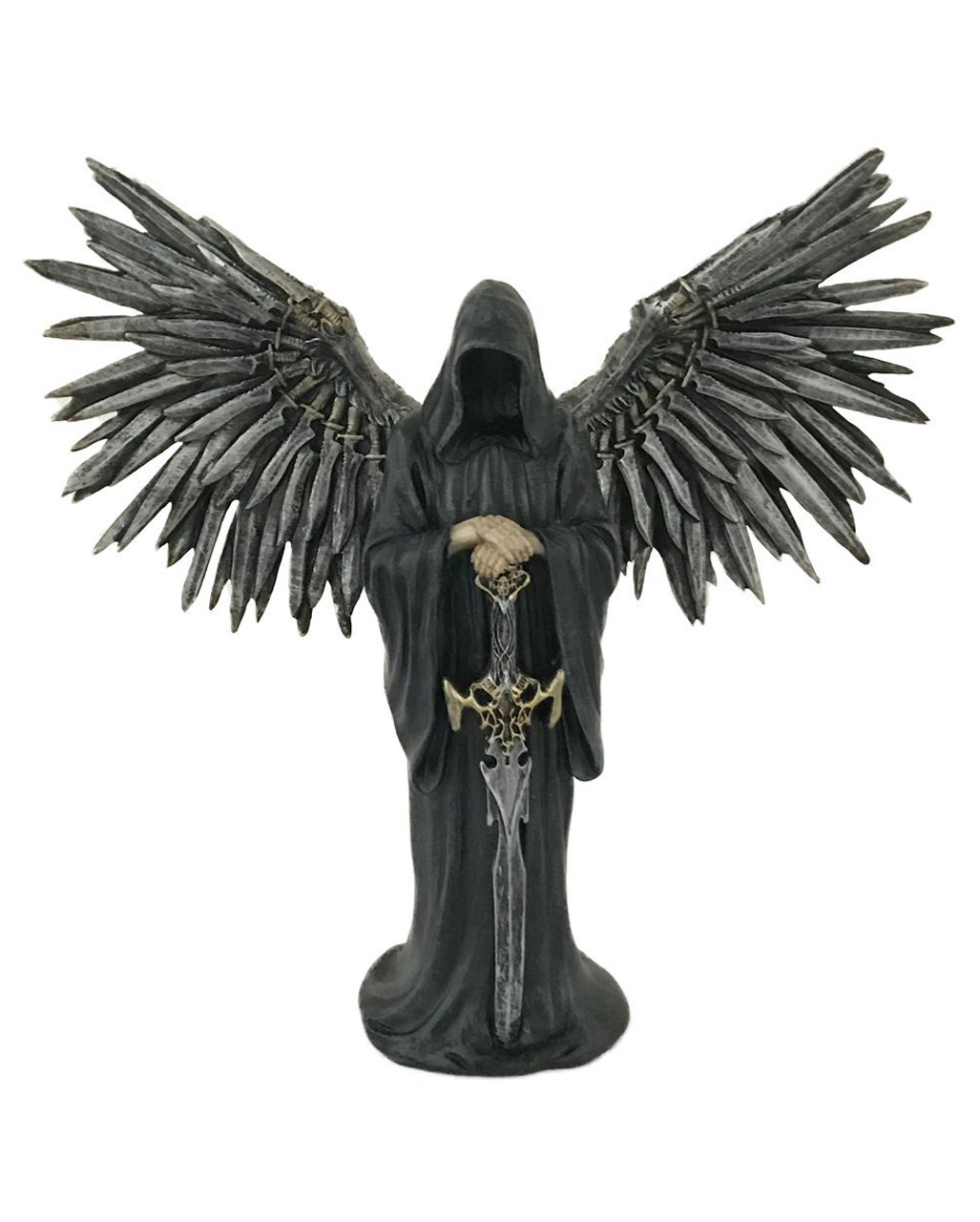 Reaper Skelett Sensenmann Figur Gothic Halloween Dekoration Horror NN55 