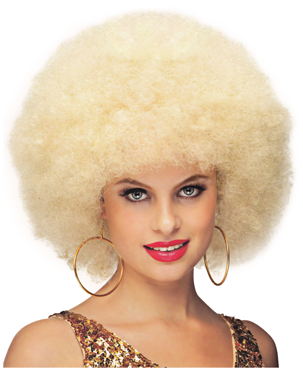 Deluxe Jumbo Afro Perucke Blond Fur Fasching Horror Shop Com