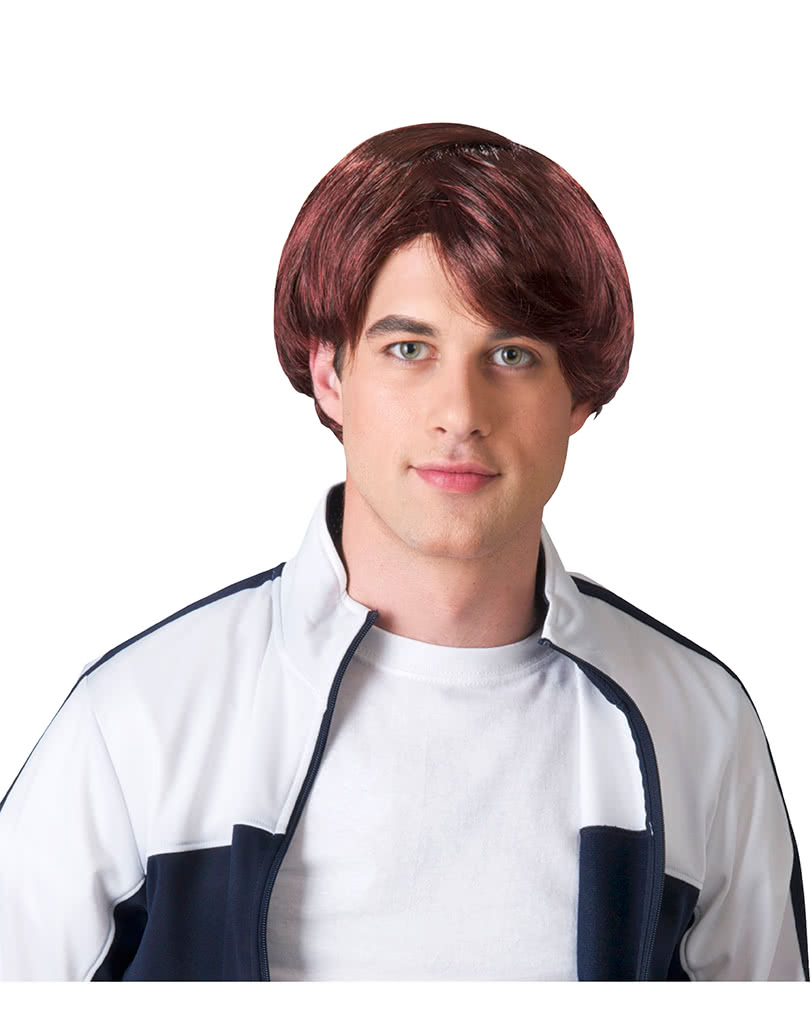 Edelbert Shorthair Streaked Wig Men S Wig Streaked Red Horror