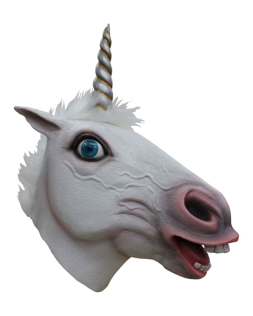 Unicorn White Mask | Fantasy mask for fairytale fans | Horror-Shop.com