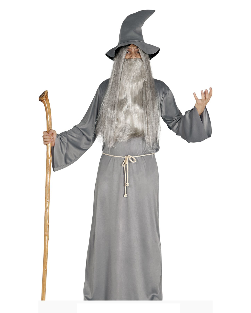 Fantasy Wizard Costume With Hat for Halloween Carnival Horror
