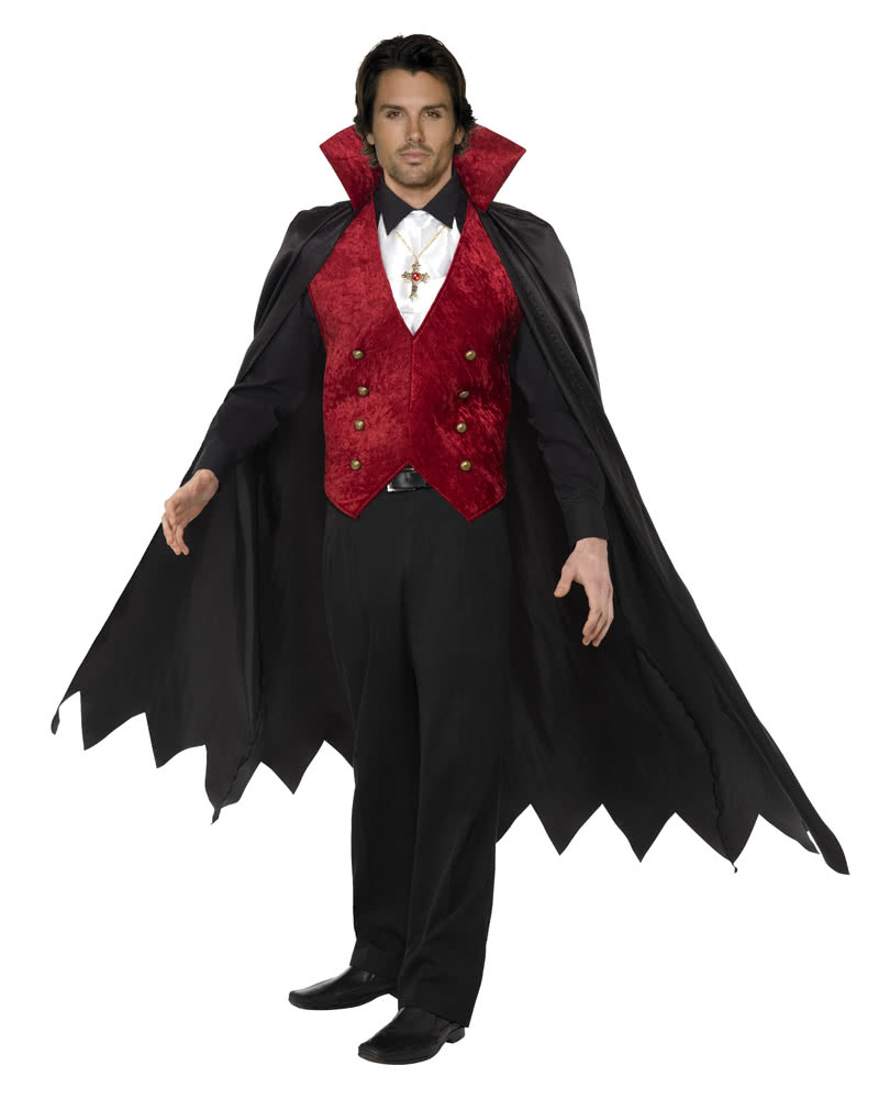 Vampire costume for men Dracula Men´s costume with Cape