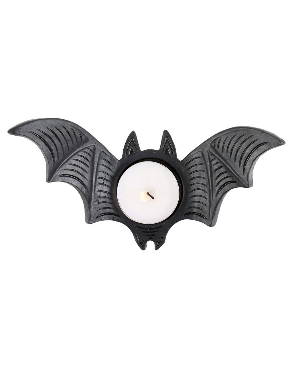 Fledermaus-Wandleuchter Für Teelichter - Gothic-Deko Für Halloween & Zuhause In Schwarz