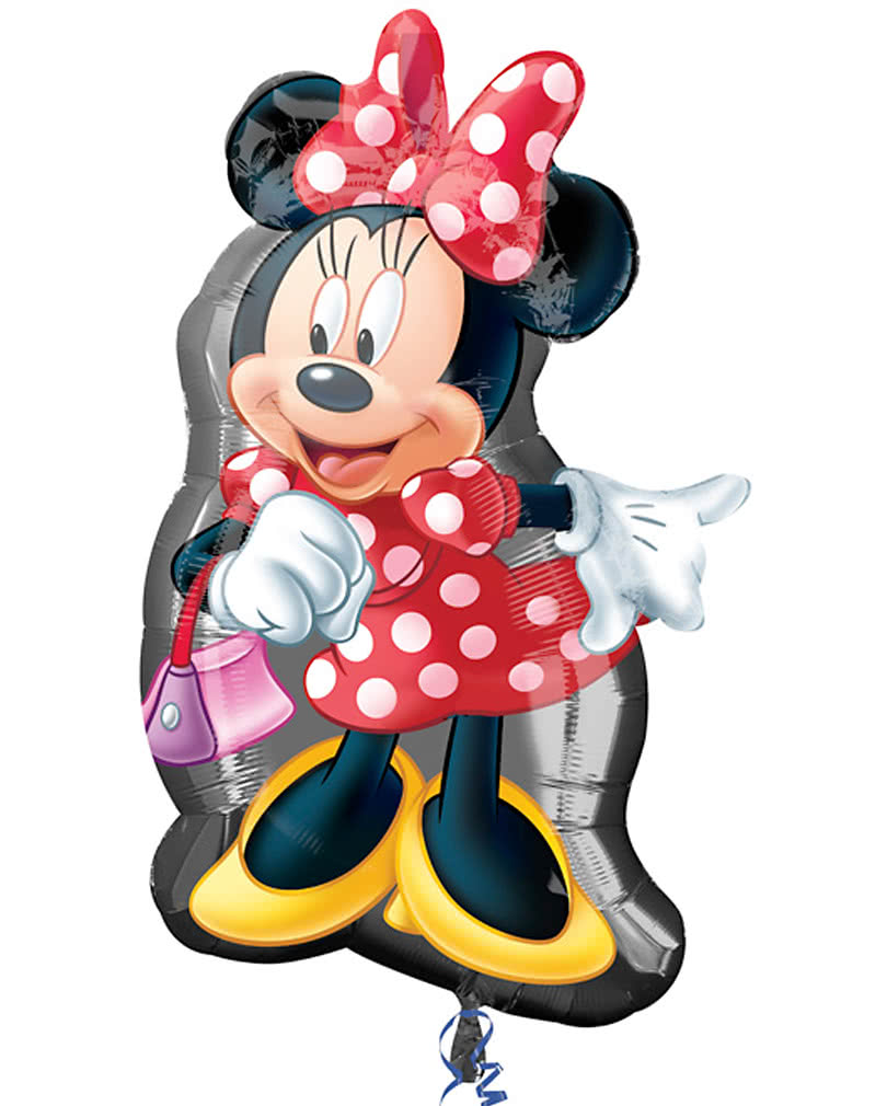 Amscan 2845601 Diamante Minnie Mouse Foil Balloon Feste Decorazione 1 PC Multic 