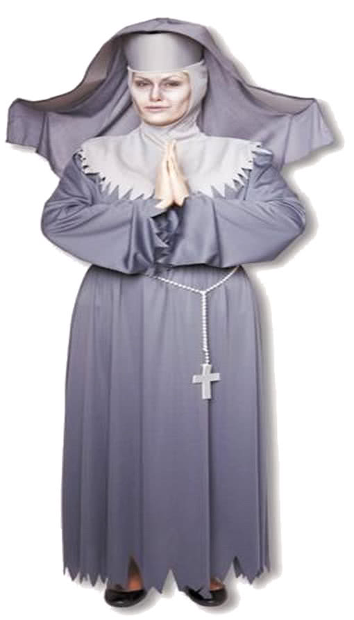 Ruthless Nun Costume Plus Size Nun RobeMother SuperiorSister Costume