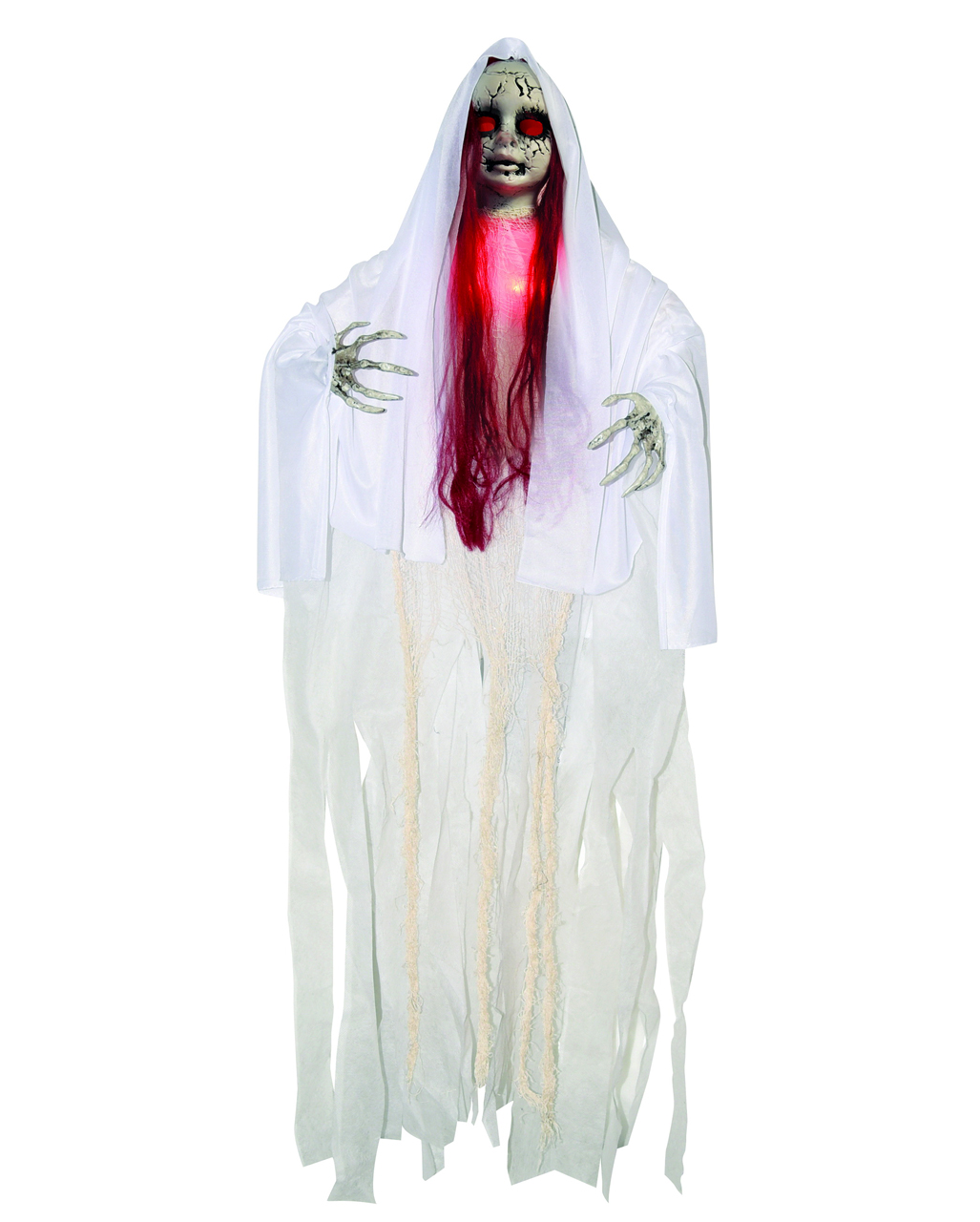 91cm Hanging Ghost Doll Girl Decoration Halloween Fancy Dress Party Prop Scary 