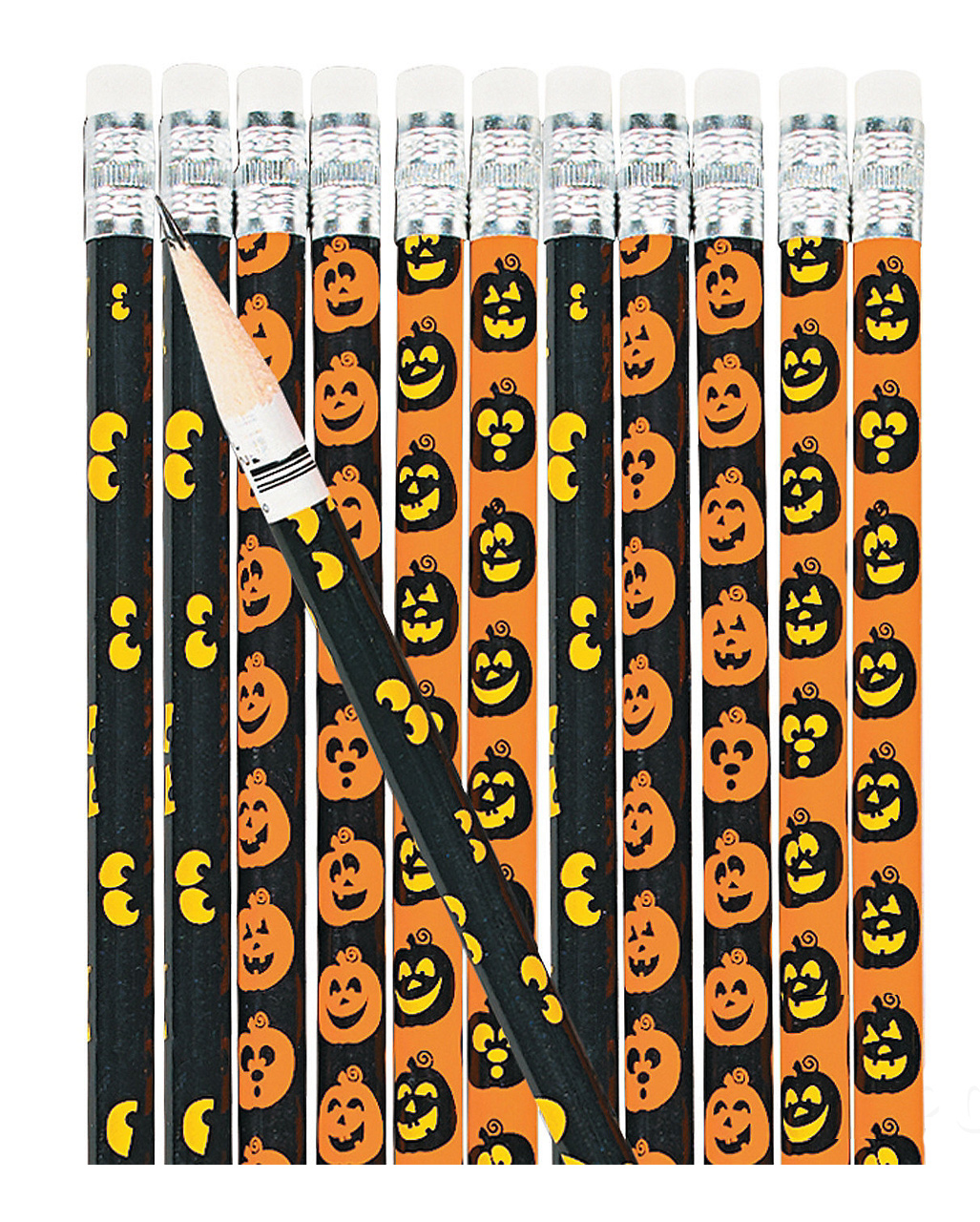 Halloween Pencils Pack Of 12 Party Accessories