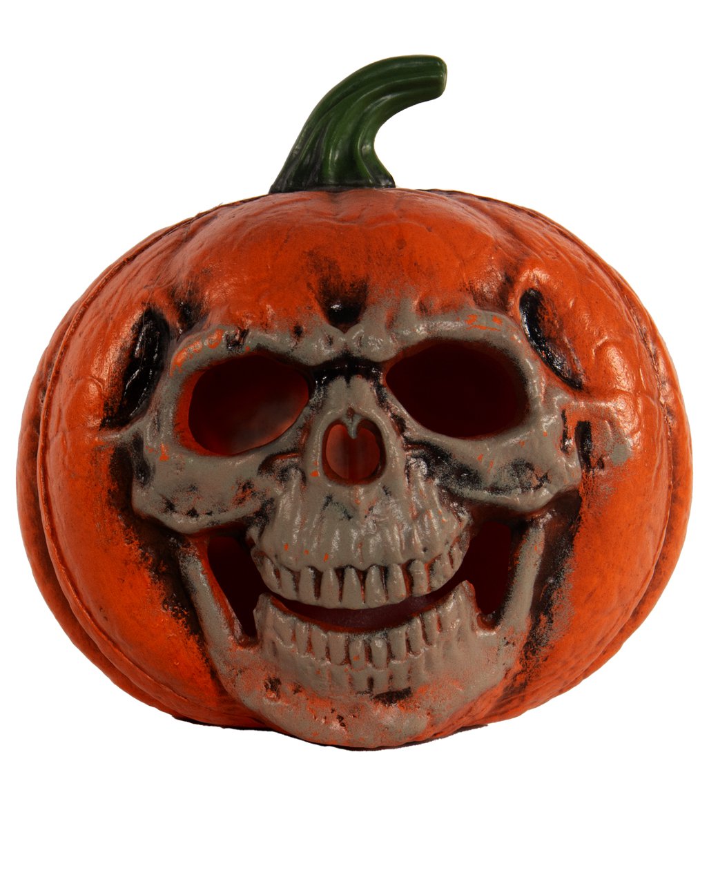 IKOLA Haarklammer Mit Totenkopf-Kürbis Motiv – Schwarz/Weiß, Für Halloween & Grusel-Looks