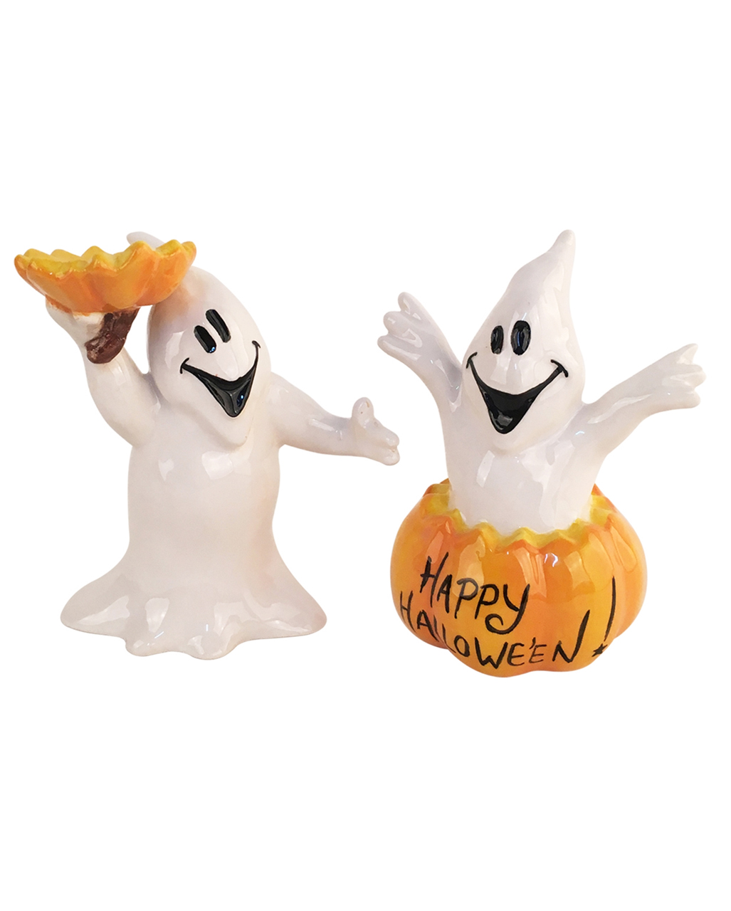 Happy Halloween Ghosts Salt & Pepper Shaker ✰ buy | Horror-Shop.com