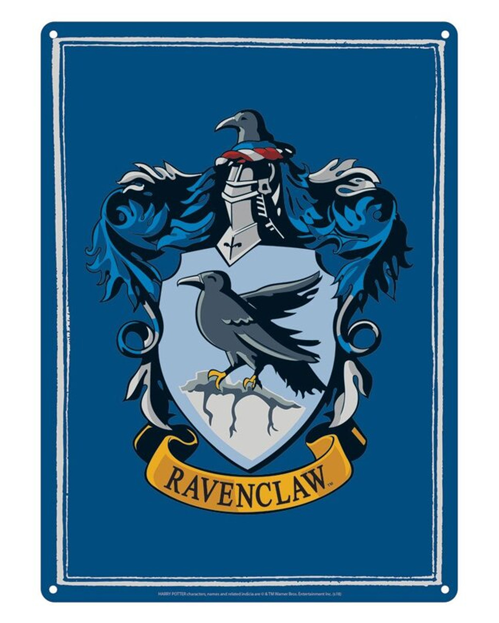 Harry Potter Ravenclaw Metal Plate Din A5 Order Horror Shop Com