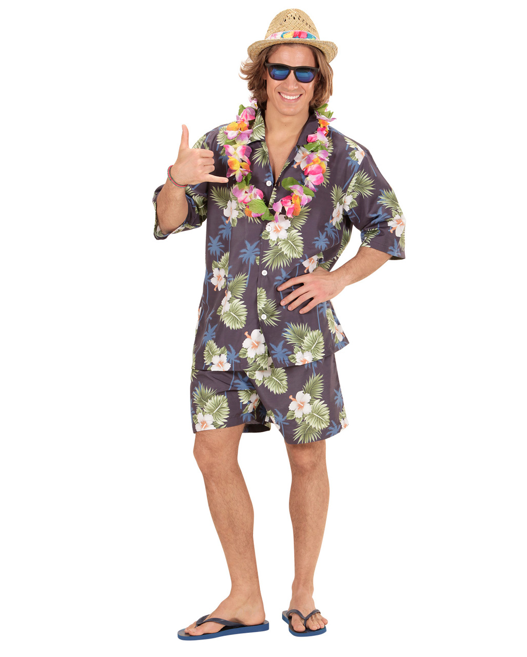 Hawaii Holidaymaker Costume M/L buy for theme parties | horror-shop.com