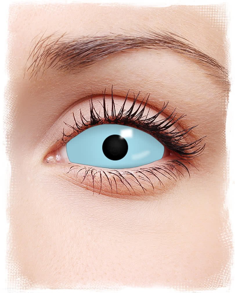 Sclera contact lenses light blue Complete covering eye