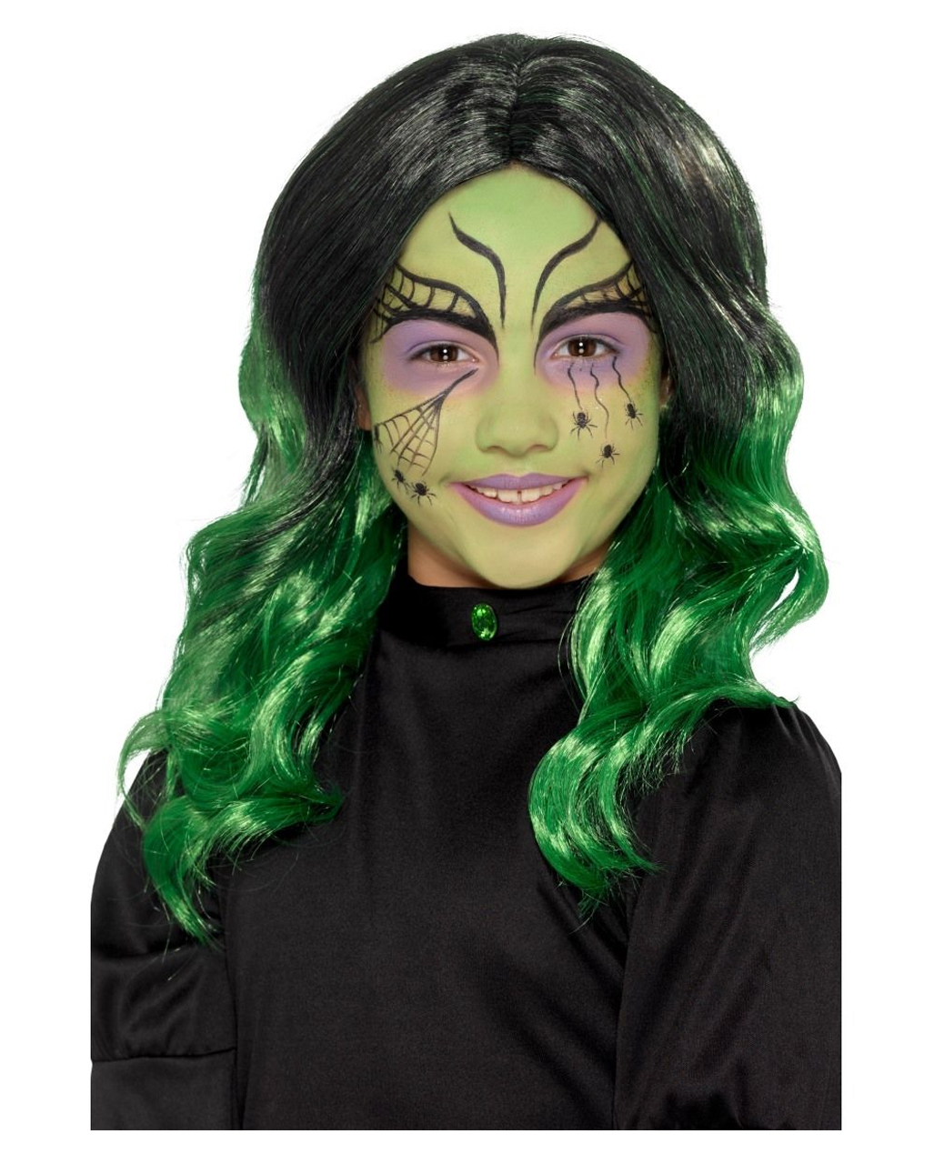 green wig halloween costume