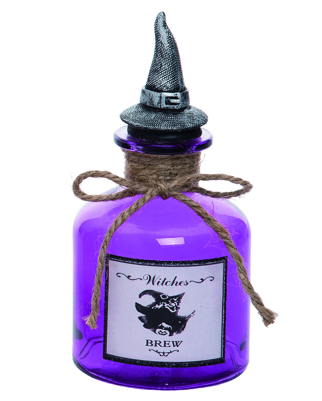 Hexengebräu Zaubertrank Glasflasche als Deko | Horror-Shop.com