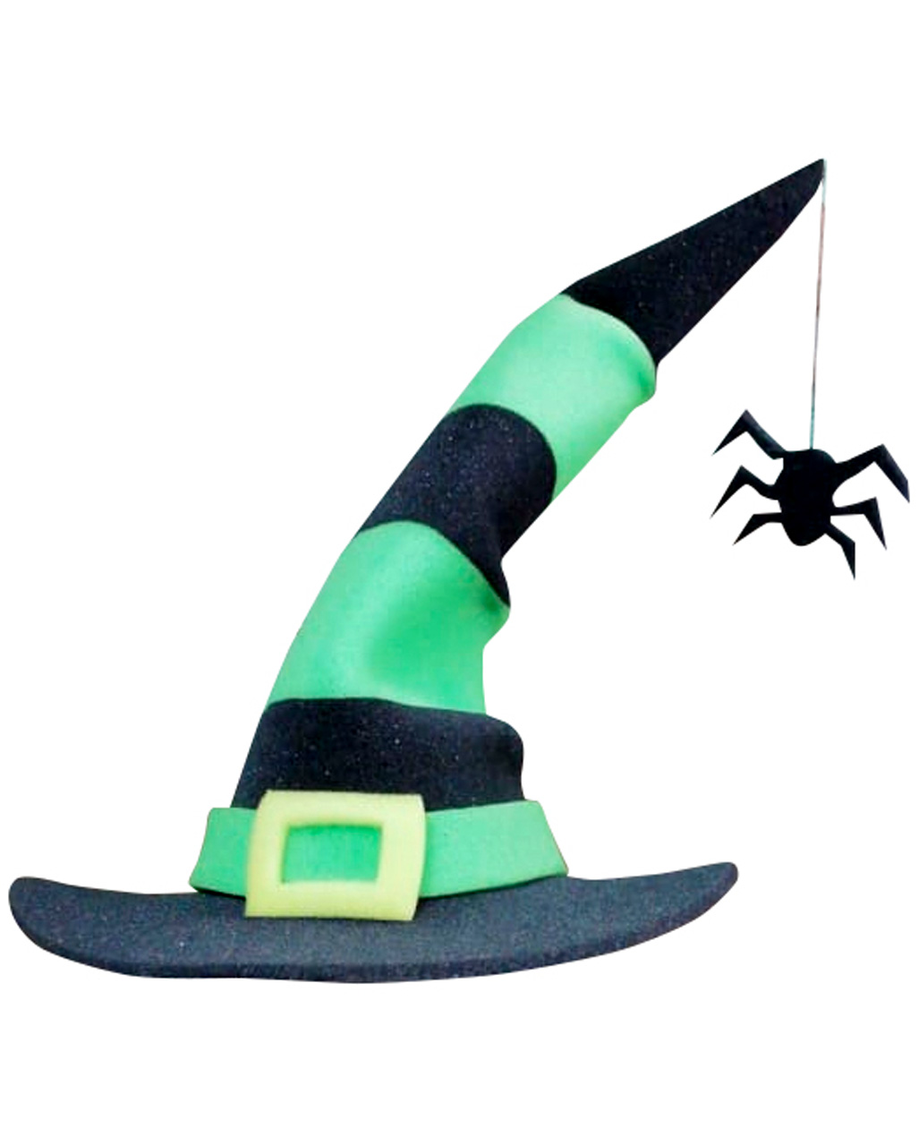Halloween Hexenhut Esmeralda mit Spinnen 