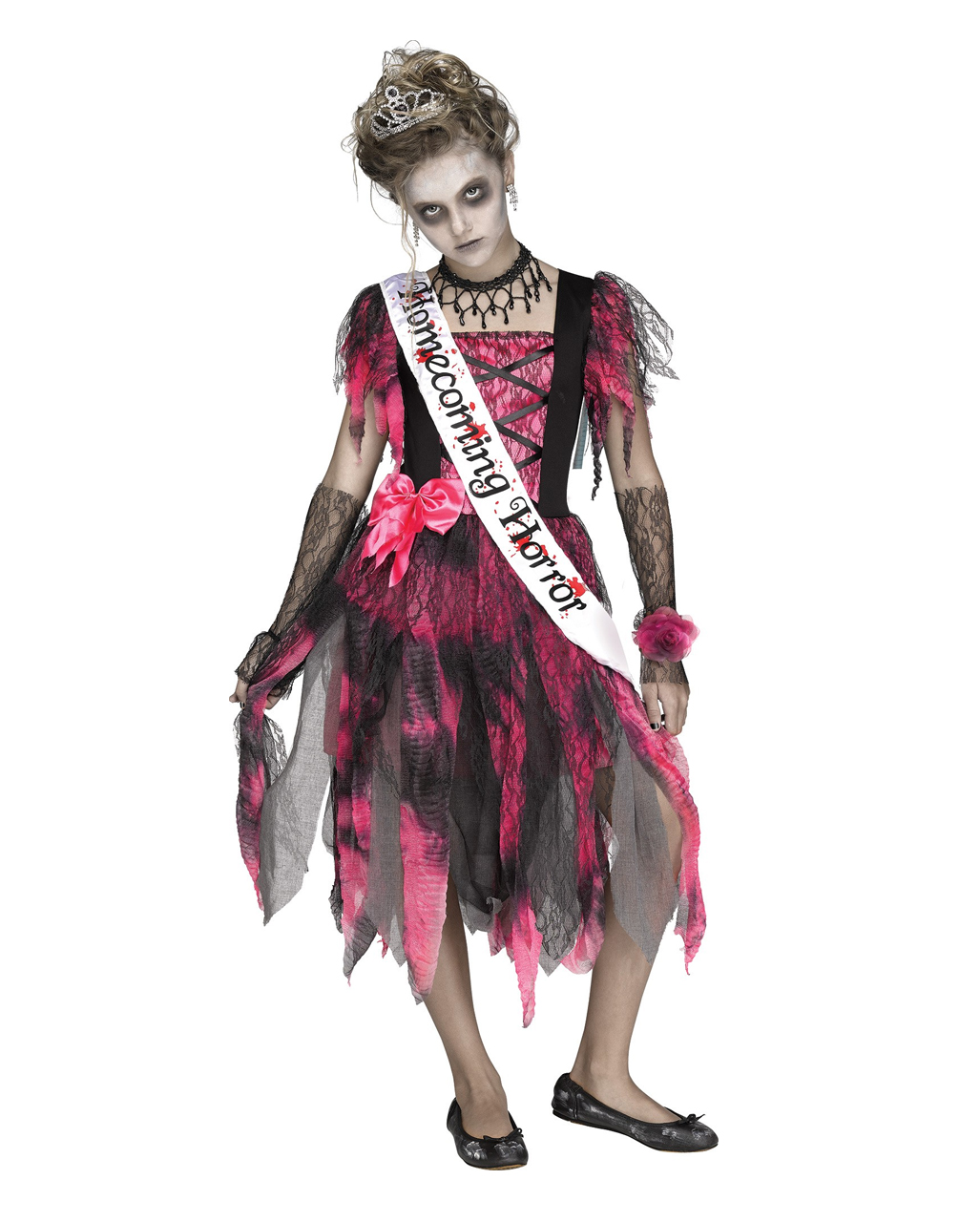 Homecoming Zombie Queen Costume for Halloween | Horror-Shop.com