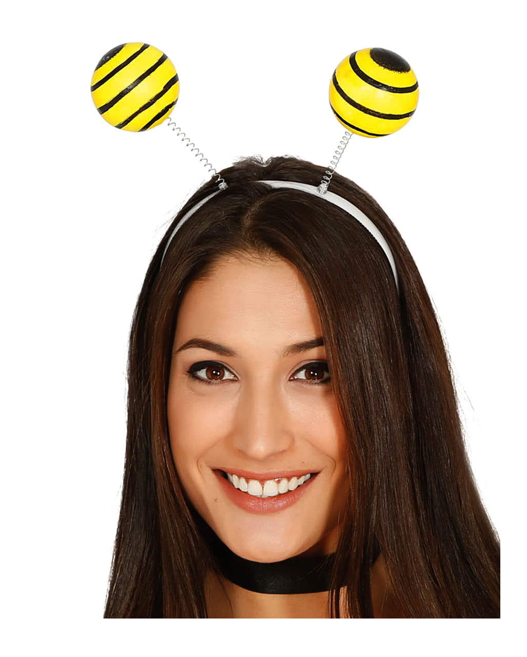 FM Kostüm Zubehör Haarreif mit Bienen-Fühlern zu Karneval Fasching