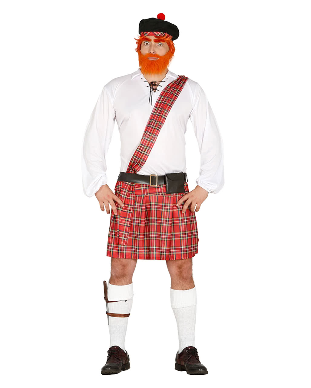 Schotte Highlander Kostüm für Herren 5-teilig NEU Herren Karneval Fasching Ver 